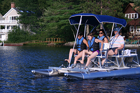 Aqua Cycle™ 4x4 Pontoon Paddle Boat